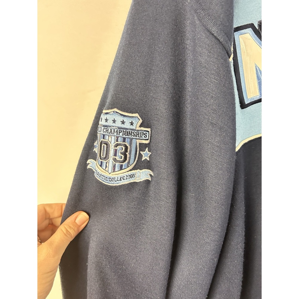 VTG Y2K Veezo Wear New York Football Full Zip Jacket Varsity Style 3X Streetwear - Picture 4 of 13